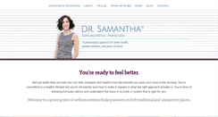 Desktop Screenshot of drsamantha.com